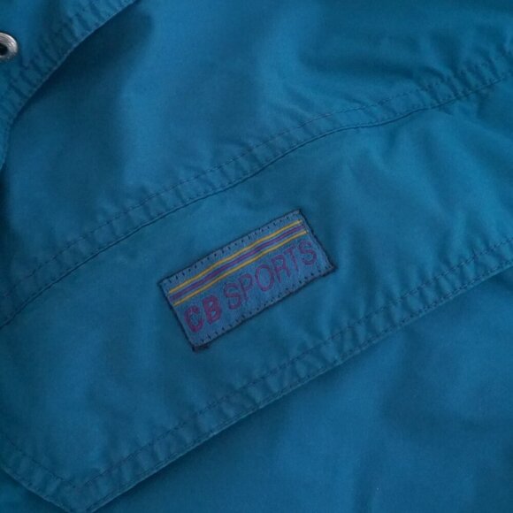 Vintage '90S Columbia Sports Teal Purple Fleece Removable Liner Winter Jacket L - Picture 10 of 12